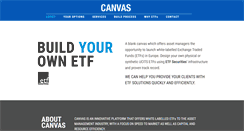 Desktop Screenshot of etfcanvas.com