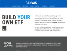 Tablet Screenshot of etfcanvas.com